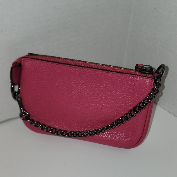 Coach Pink Floral Wristlet